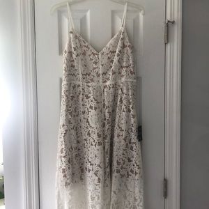 Lulu’s white knee length dress. Never worn- just waited too long to return!
